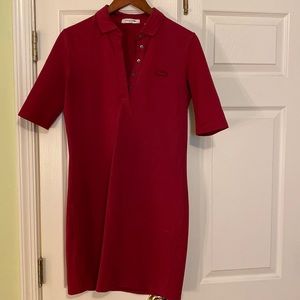 Slim fit Lacoste polo dress